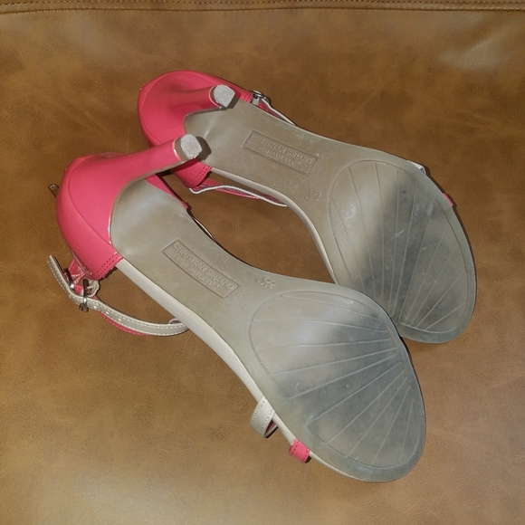 Christian Siriano for Payless Coral Strappy Heels - Picture 4 of 4